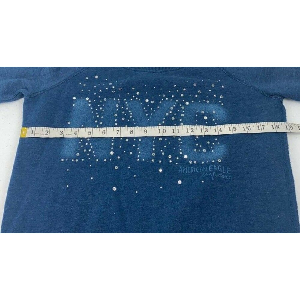 American Eagle Outfitters M/M NYC The Big Apple Exclusive Rhinestone Sweatshirt - Picture 8 of 8